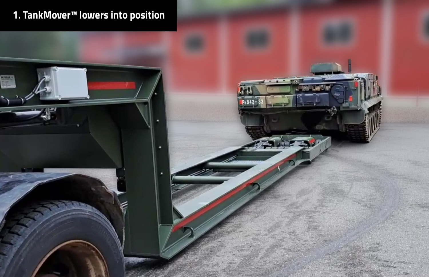 Movella TankMover in operation